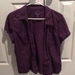XL Sonoma purple button down